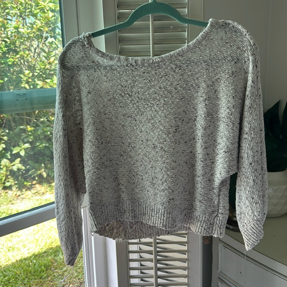 Knit tan sweater